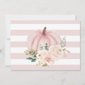 Photo Pumpkin First Birthday Invite 招待状 (裏面)