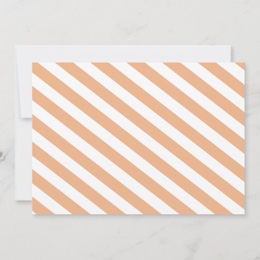 Photo Pumpkin First Birthday Invite 招待状 (裏面)