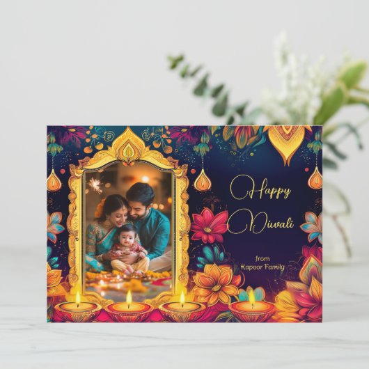 Photo Radiant Diwali Family Greeting (スタンド正面)