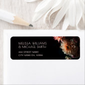 Photo Realistic Flowers Dark Moody  ラベル (インサイチュ)