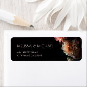 Photo Realistic Flowers Dark Moody  ラベル (インサイチュ)