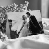 Photo Red Roses Photo 結婚's サンキューカード