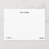 Photo Reel任意の大事な行事感謝してい3枚のフォトカード ポストカード (裏面)