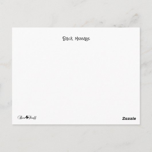 Photo Reel任意の大事な行事感謝してい3枚のフォトカード ポストカード (裏面)