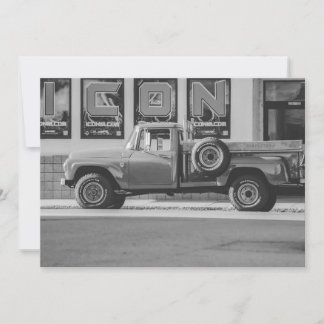Photo Reprint American Pickup Truck 招待状