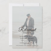 Photo Retirement Celebration Invitation 招待状 (正面)