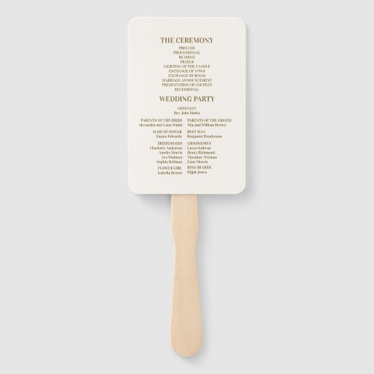 Photo Rococo Floral Antique Frame Wedding ハンドファン (裏面)