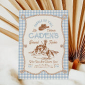 Photo Rodeo Birthday Invitation 招待状