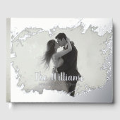 Photo Romantic Elegant Foil Guestbook Guest Book  ゲストブック (正面)