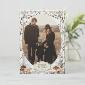 Photo Rustic Nature-Inspired Holiday シーズンカード (スタンド正面)