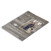 Photo Rustic Wood Graduation ノートブック (左側)