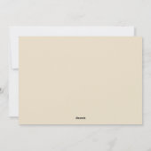 Photo Rustic Woodland Botanical Christmas シーズンカード (裏面)