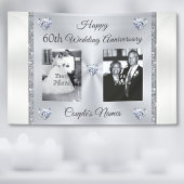 PHOTO(S)、60周年記念結婚装飾 横断幕