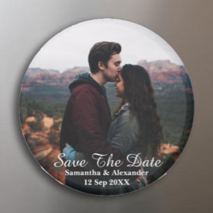 Photo Save モダン The Date Magnet マグネット