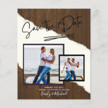 PHOTO Save The Date – 手書きモダンスクリプト