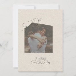 Photo Save The Date  招待状