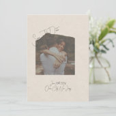 Photo Save The Date  招待状 (スタンド正面)