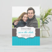 PHOTO SAVE THE DATE ANNOUNCEMENT :: cuteness 6P 招待状 (スタンド正面)