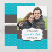 PHOTO SAVE THE DATE ANNOUNCEMENT :: cuteness 6P 招待状 (正面/裏面)