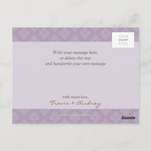 PHOTO SAVE THE DATE :: pictureframeエレガンス2 ポストカード (裏面)