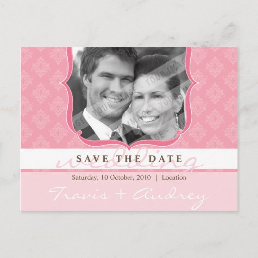 PHOTO SAVE THE DATE :: pictureframeエレガンス6 案内ポストカード (正面)