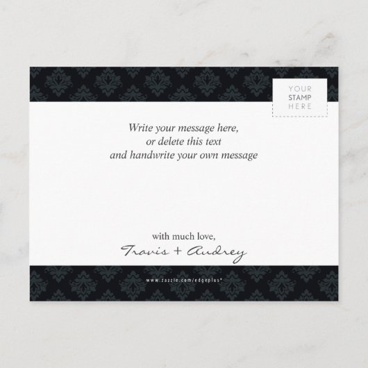 PHOTO SAVE THE DATE :: pictureframeエレガンス8 案内ポストカード (裏面)