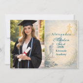 Photo Scholarly Physical Therapy Graduation 案内状 (正面)