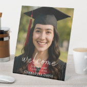 Photo script Graduation Party welcome 台座サイン (インサイチュ)