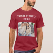 Photo Shirt, Custom Shirt With Photo, Custom Photo Tシャツ (正面)