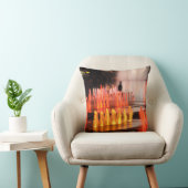 photo, silhouette homme クッション (椅子)