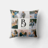 Photo Simple Chic Monogram クッション (裏面)