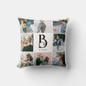 Photo Simple Chic Monogram クッション (正面)