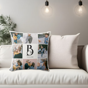 Photo Simple Chic Monogram クッション