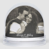 Photo Snow Globe - Holiday, Wedding, Anniversary (正面)