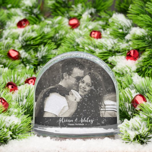 Photo Snow Globe - Holiday, Wedding, Anniversary (クリスマス)
