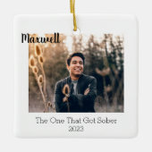 Photo Soberのモダンサミニマルポートの汚れ セラミックオーナメント (正面)