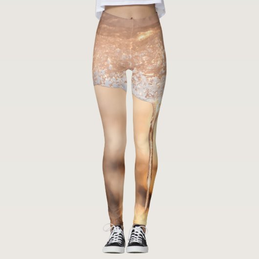 photo soleil au travers la glace sur le b レギンス (正面)