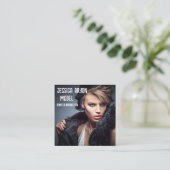 PHOTO square CUSTOM Business Cards スクエア名刺 (スタンド正面)