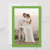 Photo St Patrick's Day Lucky in Love Bridal Shower 招待状 (裏面)