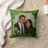 Photo St. Patrick's Day Throw Pillow クッション (ブランケット)