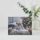 Photo Starry Merry Christmas シーズンポストカード (スタンド正面)