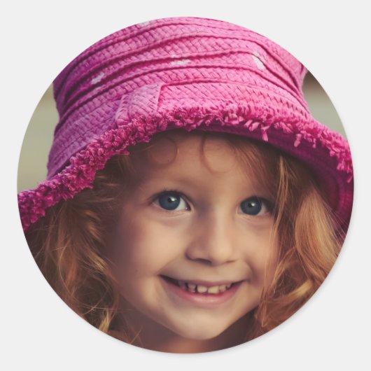 PHOTO STICKERS CUSTOM ラウンドシール (正面)