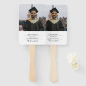 Photo Style Minimalist Graduation  ハンドファン (正面&裏面)