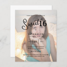 PHOTO SWEET 16予算モダン誕生日