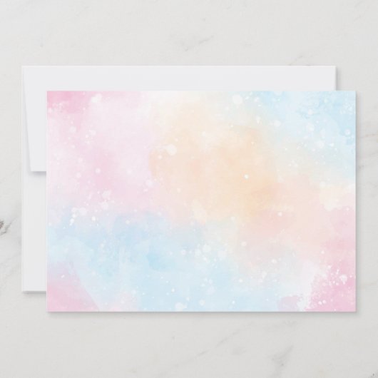 Photo Teddy Bear Birthday 3rd for Boys 招待状 (裏面)