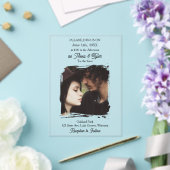 Photo Template Translucent| 結婚式の写真 アクリル招待状 (インサイチュ (ウェディング))