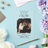 Photo Template Translucent| Photo Wedding アクリル招待状 (インサイチュ (ウェディング))