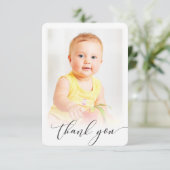 PHOTO THANK YOU モダンWRITECTRUDE 書's サンキューカード (スタンド正面)