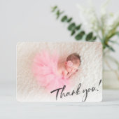 PHOTO THANK YOU モダンWRITECTRUDE 書's サンキューカード (スタンド正面)