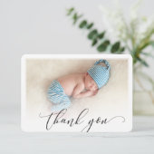 PHOTO THANK YOU モダンWRITECTRUDE 書's サンキューカード (スタンド正面)